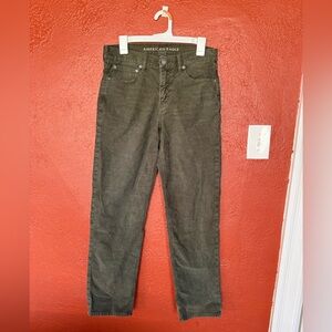 American Eagle Women’s Olive Corduroy Jeans